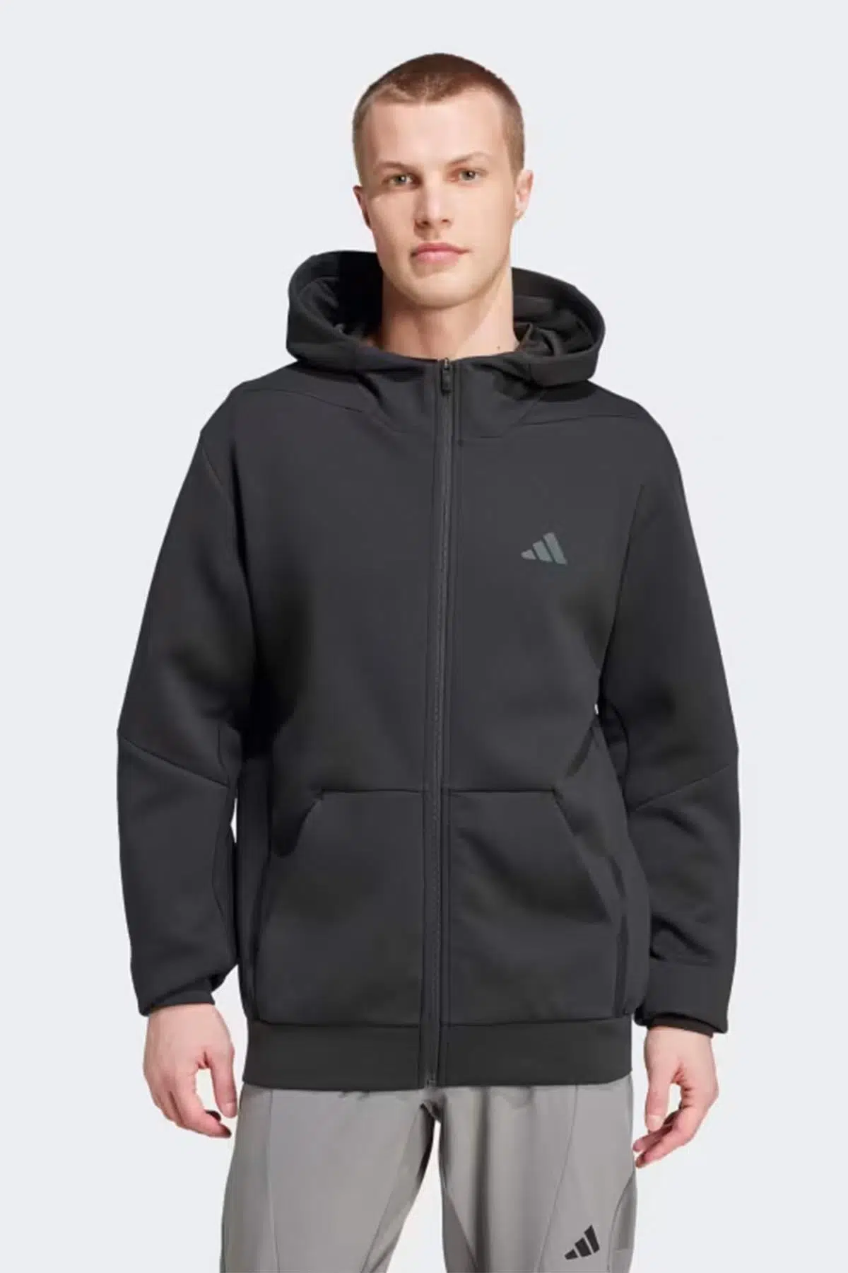 adidas D4T FZ TRJKT IY1131 Siyah Erkek Hoodie