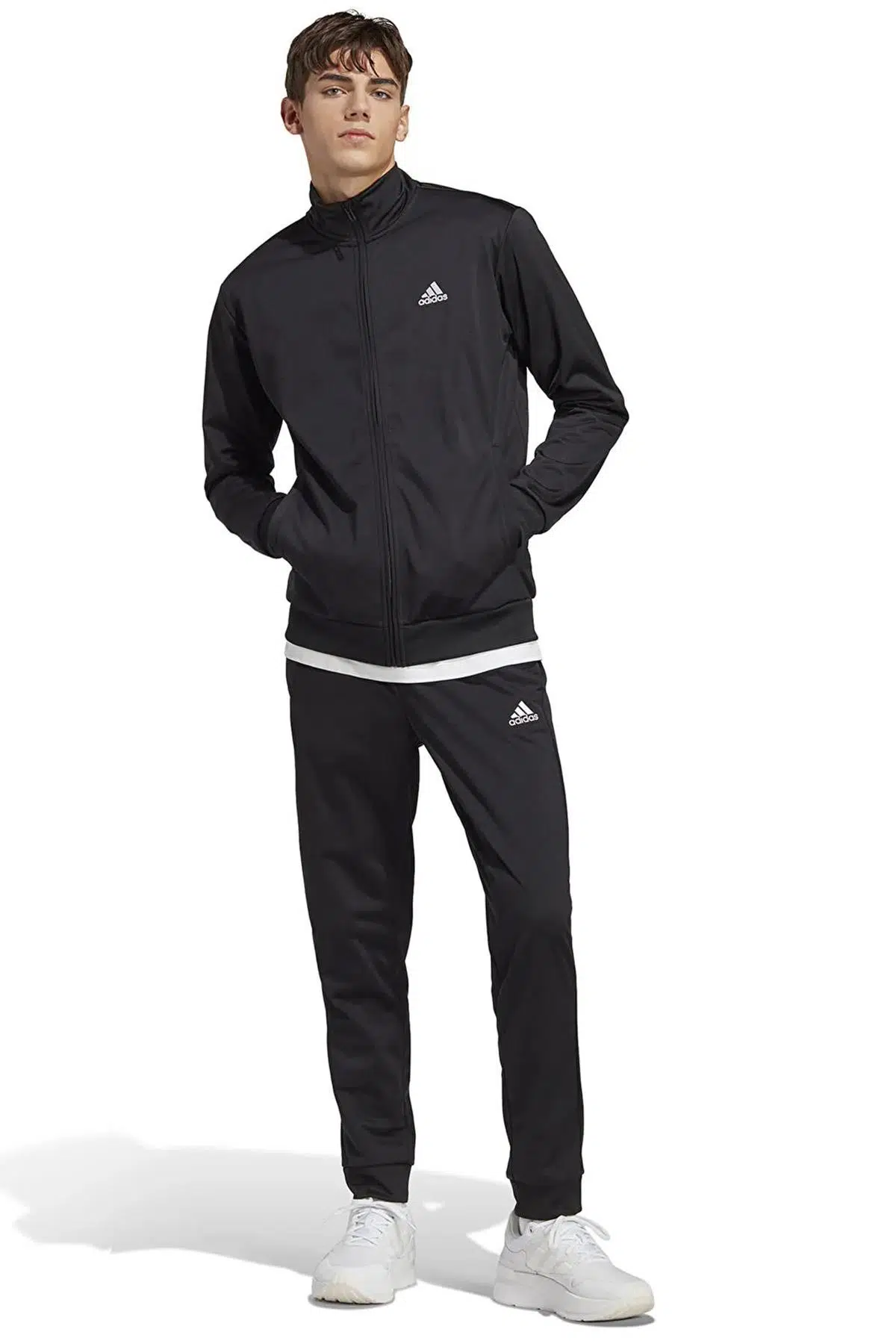 adidas M Lin Tr Tt Ts Siyah Erkek Eşofman Takımı