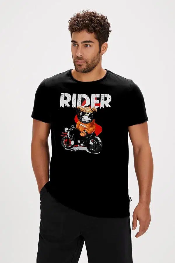 Bad Bear Fever 24.01.07.014S Siyah Erkek Tişört