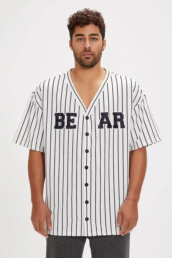 Bad Bear Homer 24.01.30.001B Beyaz Erkek Gömlek