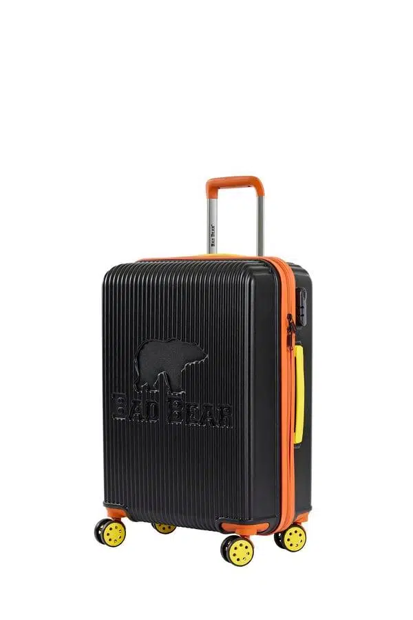 Bad Bear Logo Suitcase 23.01.80.002S Siyah Orta Boy Valiz 64LT