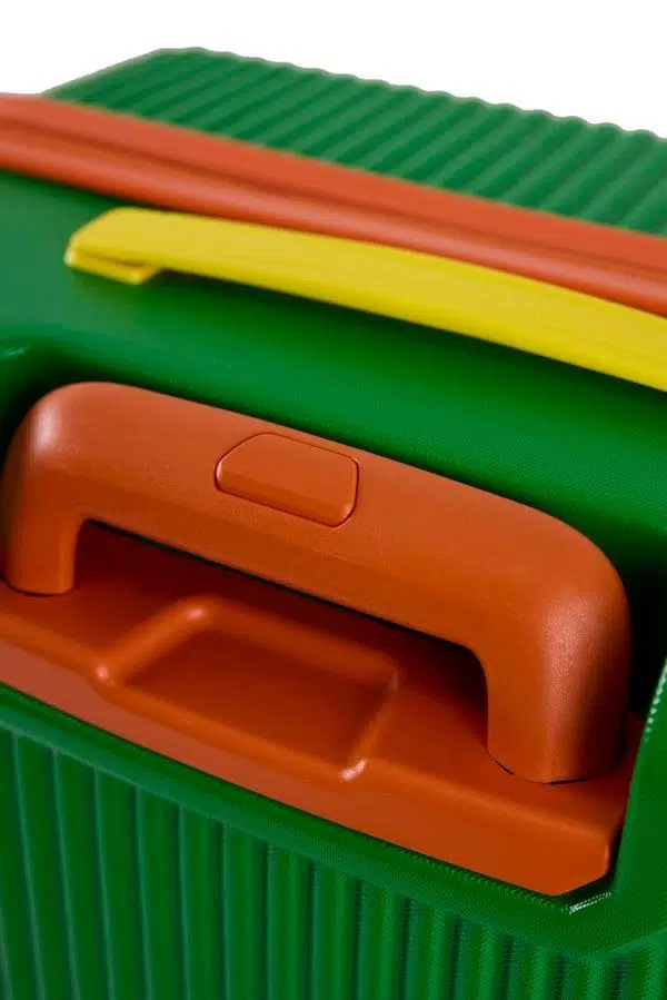 Bad Bear Logo Suitcase 23.01.80.002Y Yeşil Orta Boy Valiz 64LT