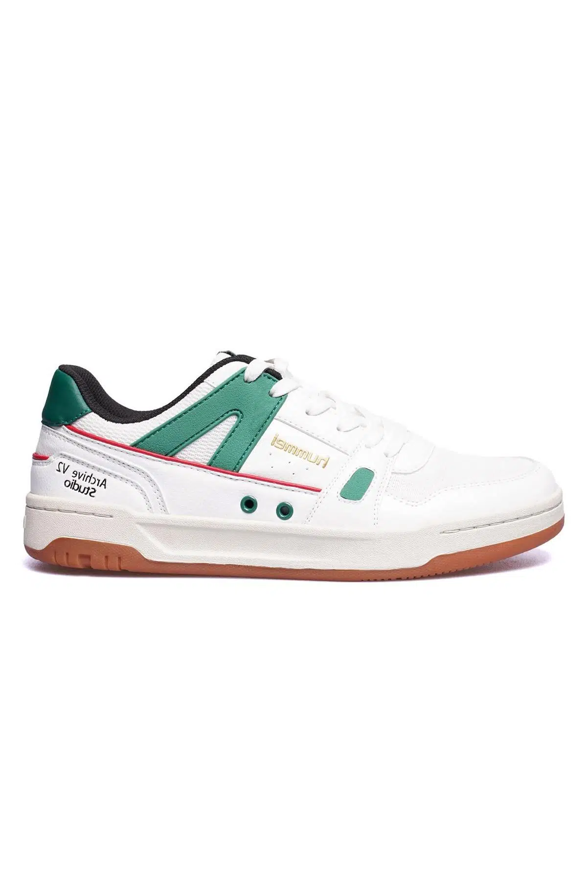 hummel Archive Studio V2 Beyaz/Yeşil Unisex Günlük Spor Ayakkabı 