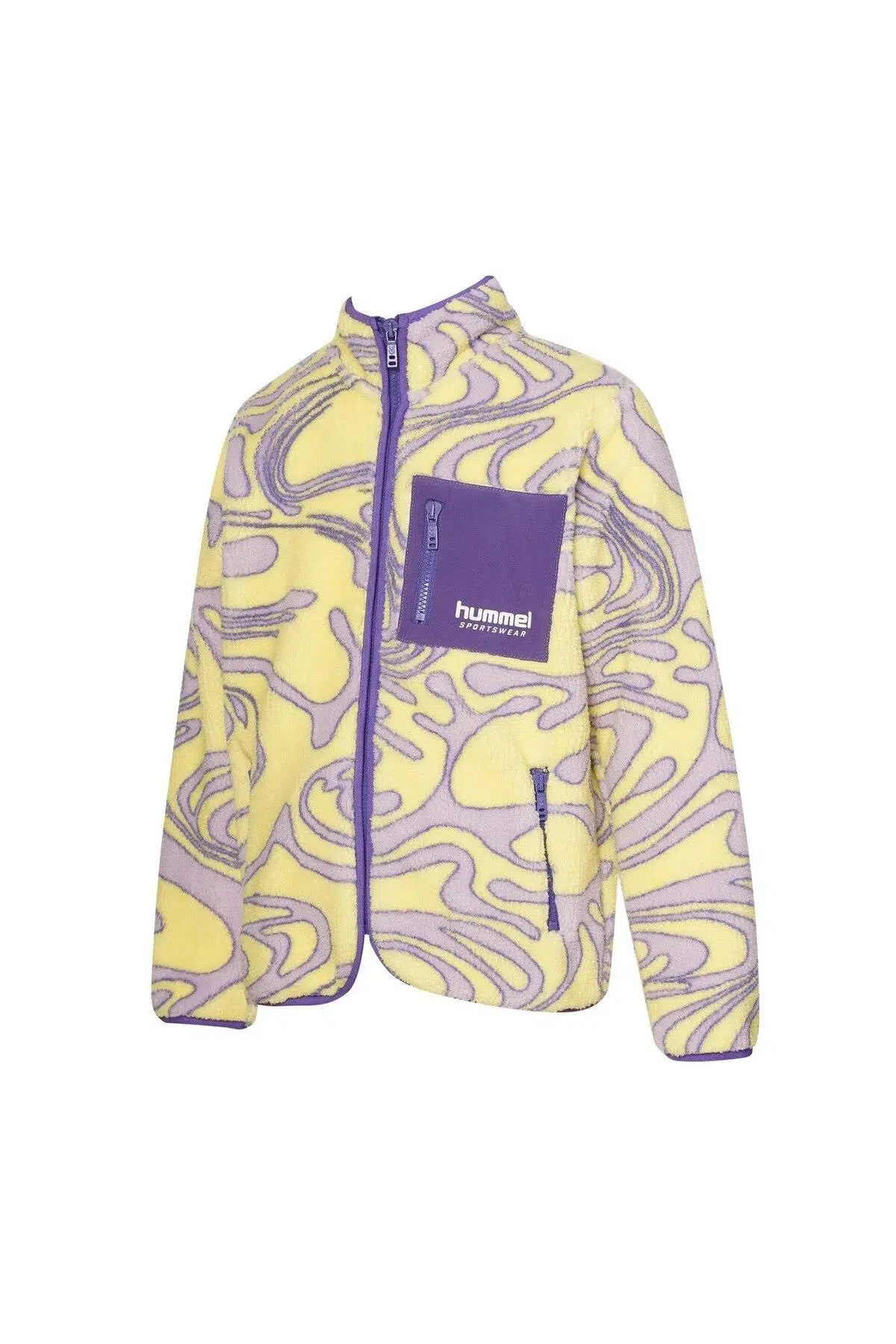 Hummel Clem Sarı 922381-5088 Çocuk Polar Fermuarlı Sweatshirt