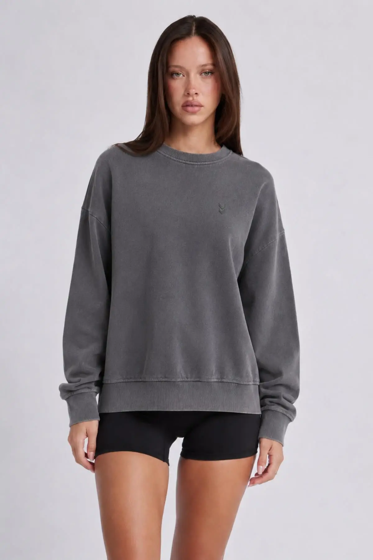 hummel Dellax Sweatshirt 922548-2001 Siyah Kadın Sweatshirt