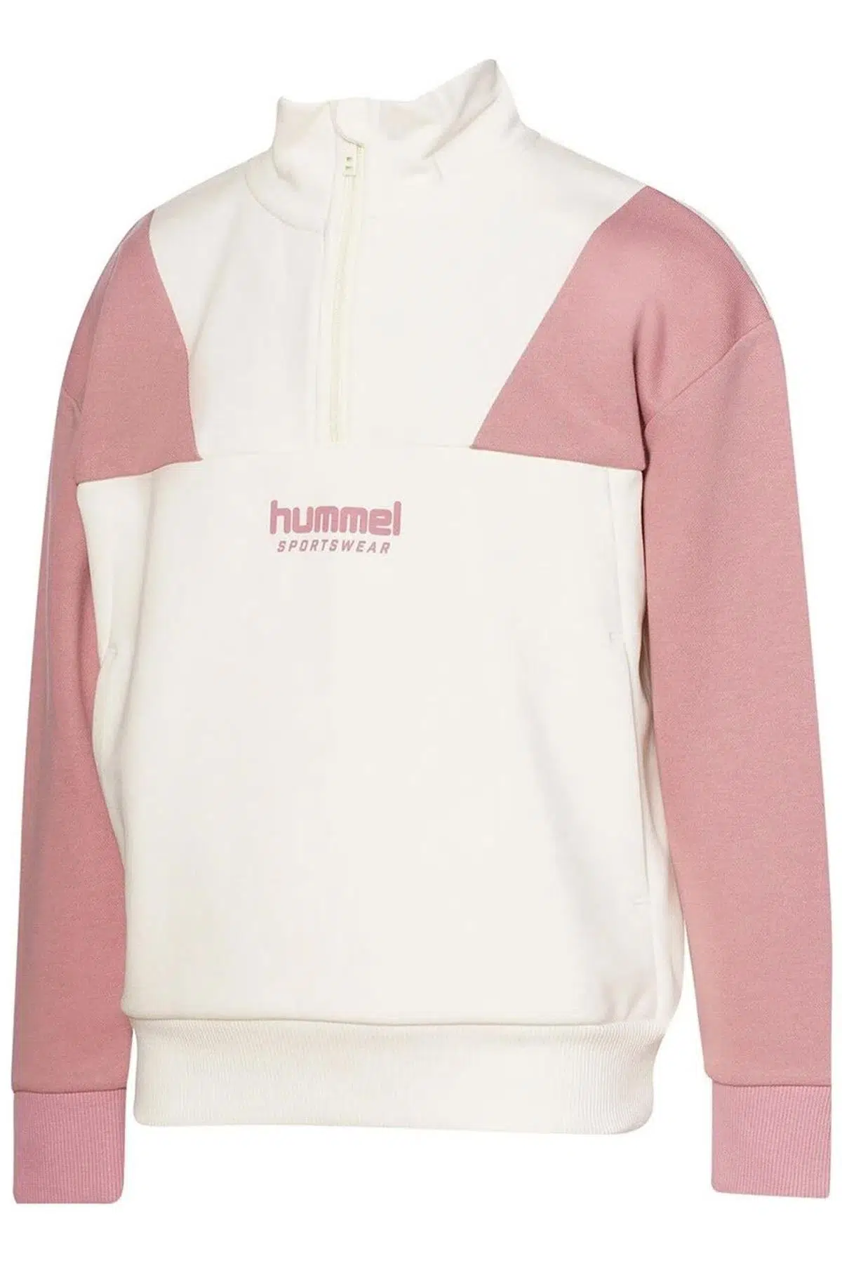 hummel Essex Zip Neck Sweatshirt Lila Kız Çocuk Fermuarlı Sweatshirt