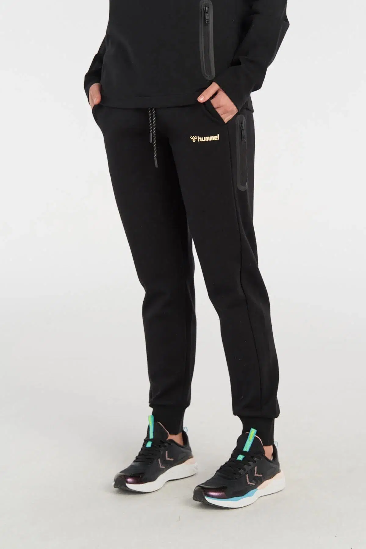hummel Fuyu Pants 931998-2001 Siyah Kadın Eşofman Altı