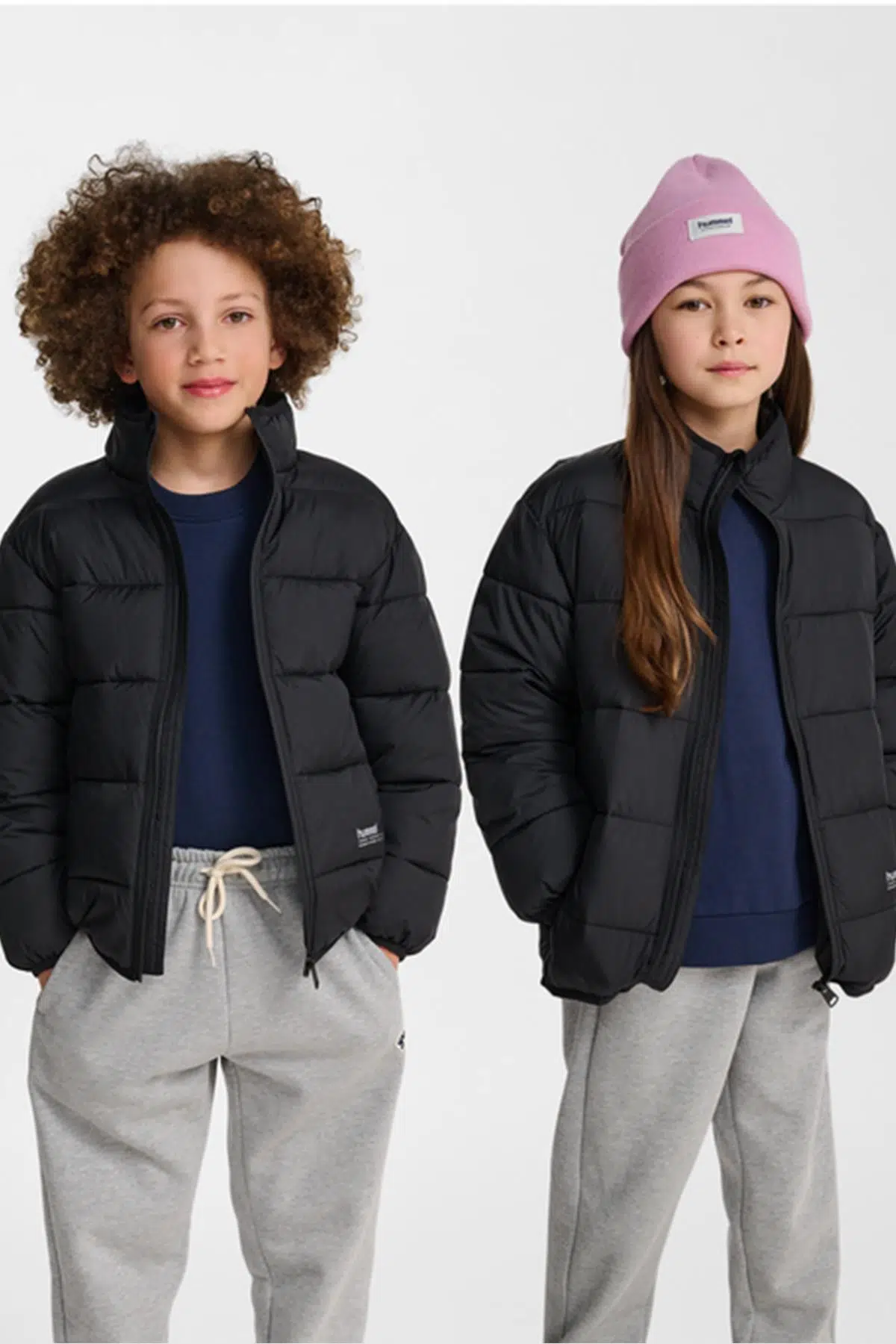 hummel Light Weight Puffer Jacket Siyah Çocuk Ceket