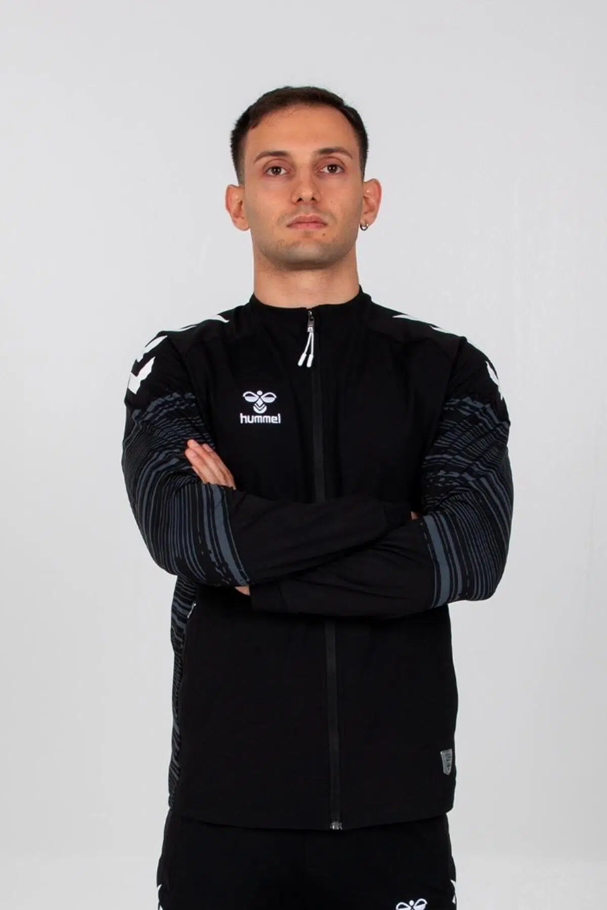 hummel Line Zip Jacket 922452-2001 Siyah Erkek Fermuarlı Ceket