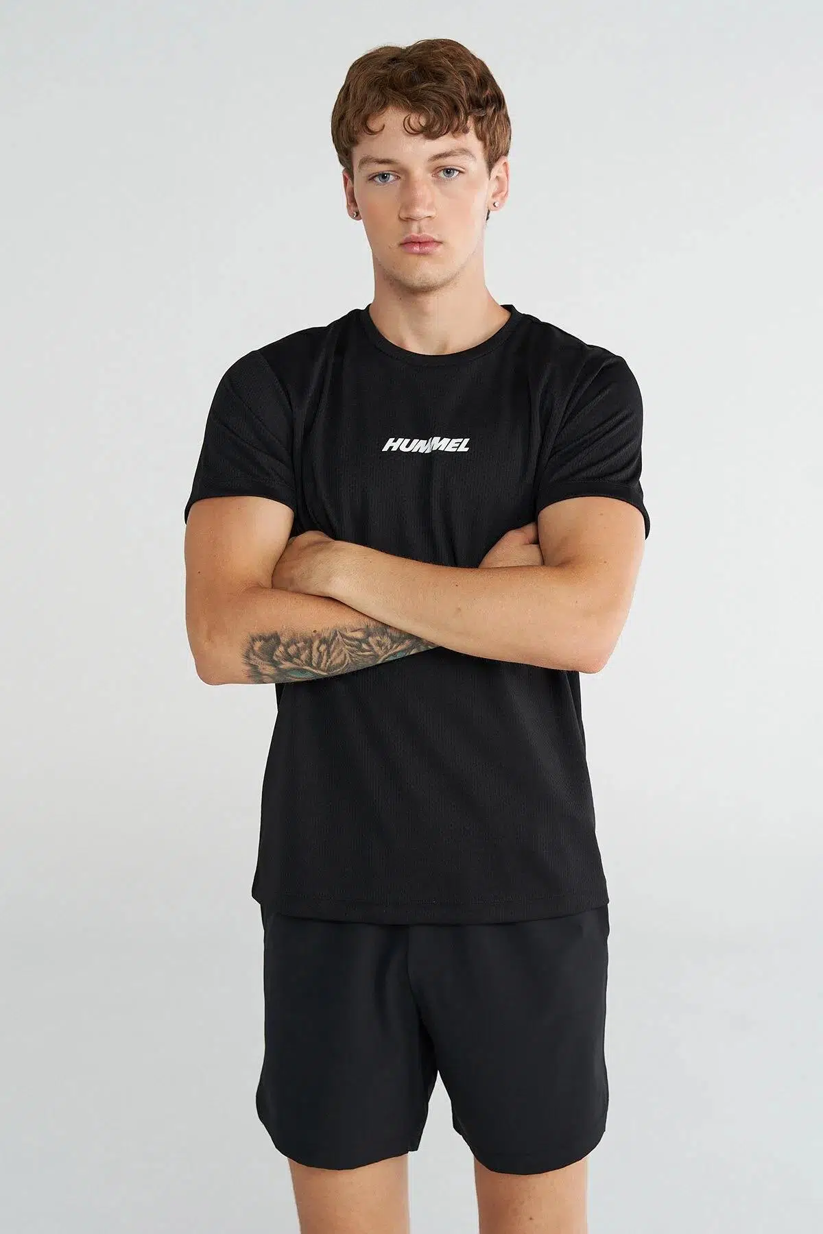 hummel Rico S/S 912251-2001 Siyah Erkek T-Shirt