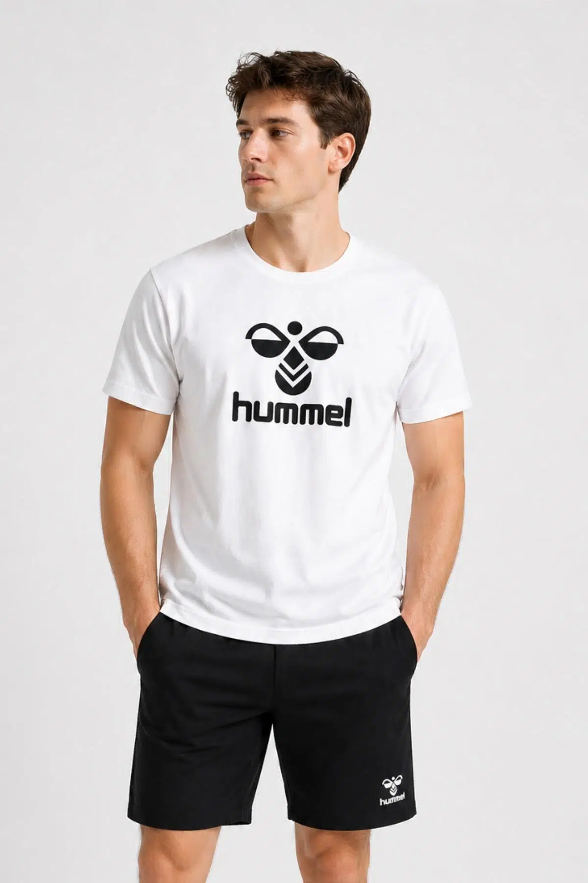 hummel Senes 922217-9001 Beyaz Erkek T-Shirt