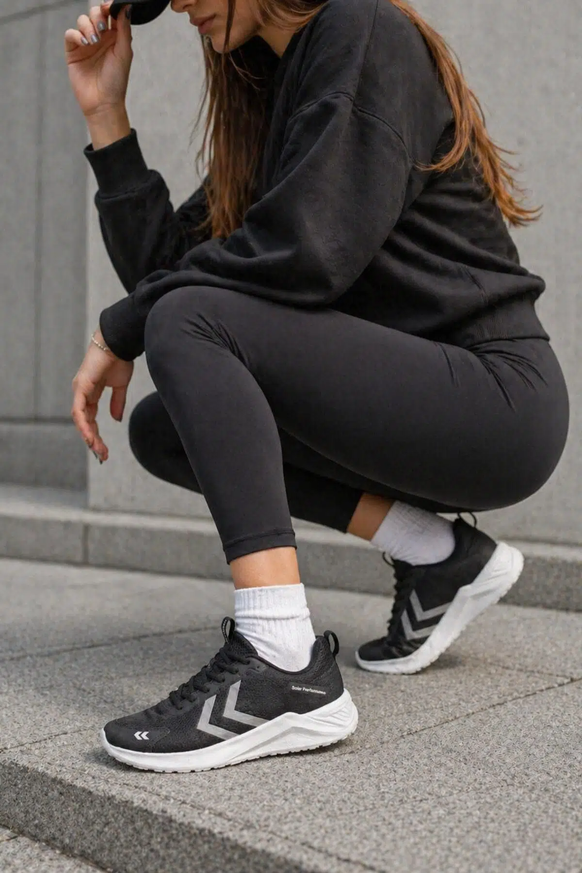 hummel Solar performance II 900897-2001 Siyah Unisex Koşu Ayakkabısı 