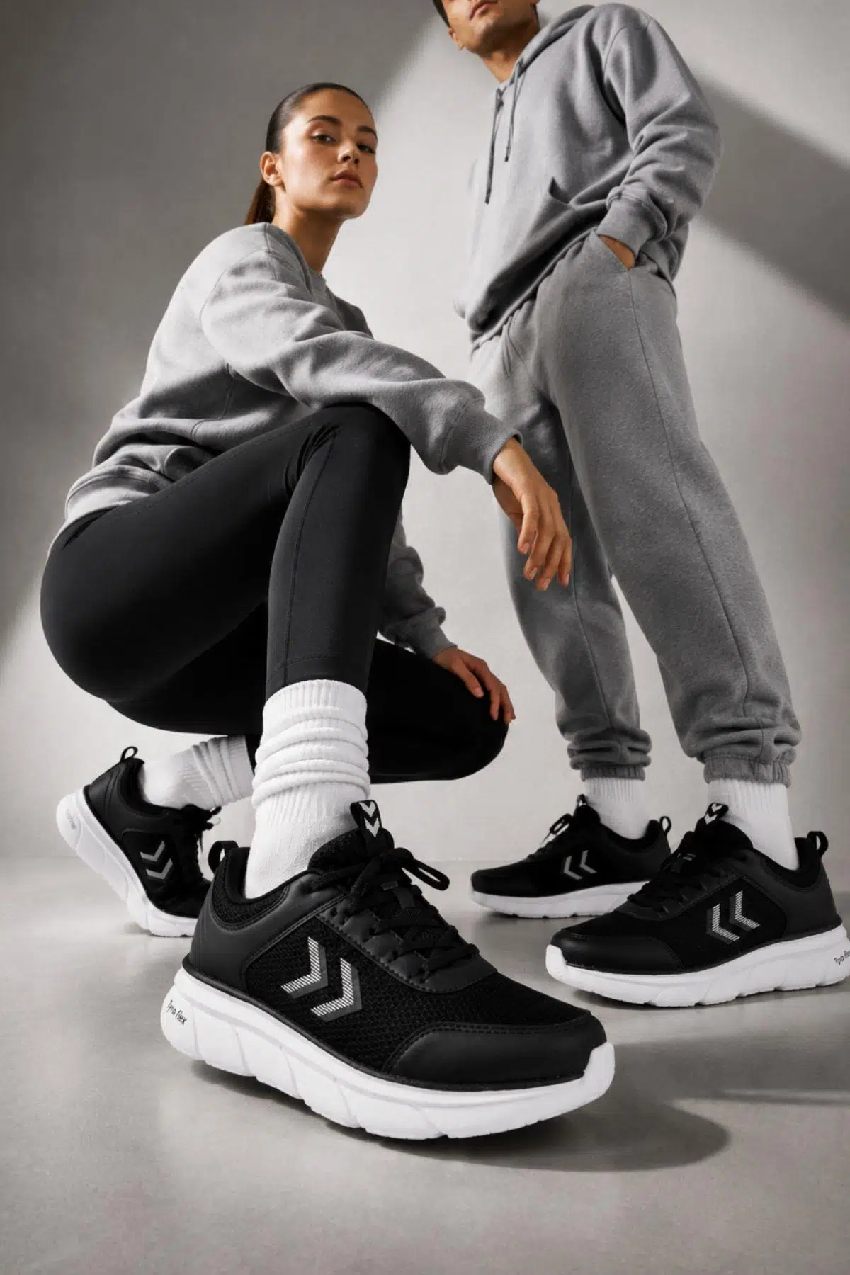 hummel Tyro Flex 900958-2001 Unisex Siyah Günlük Ayakkabı 