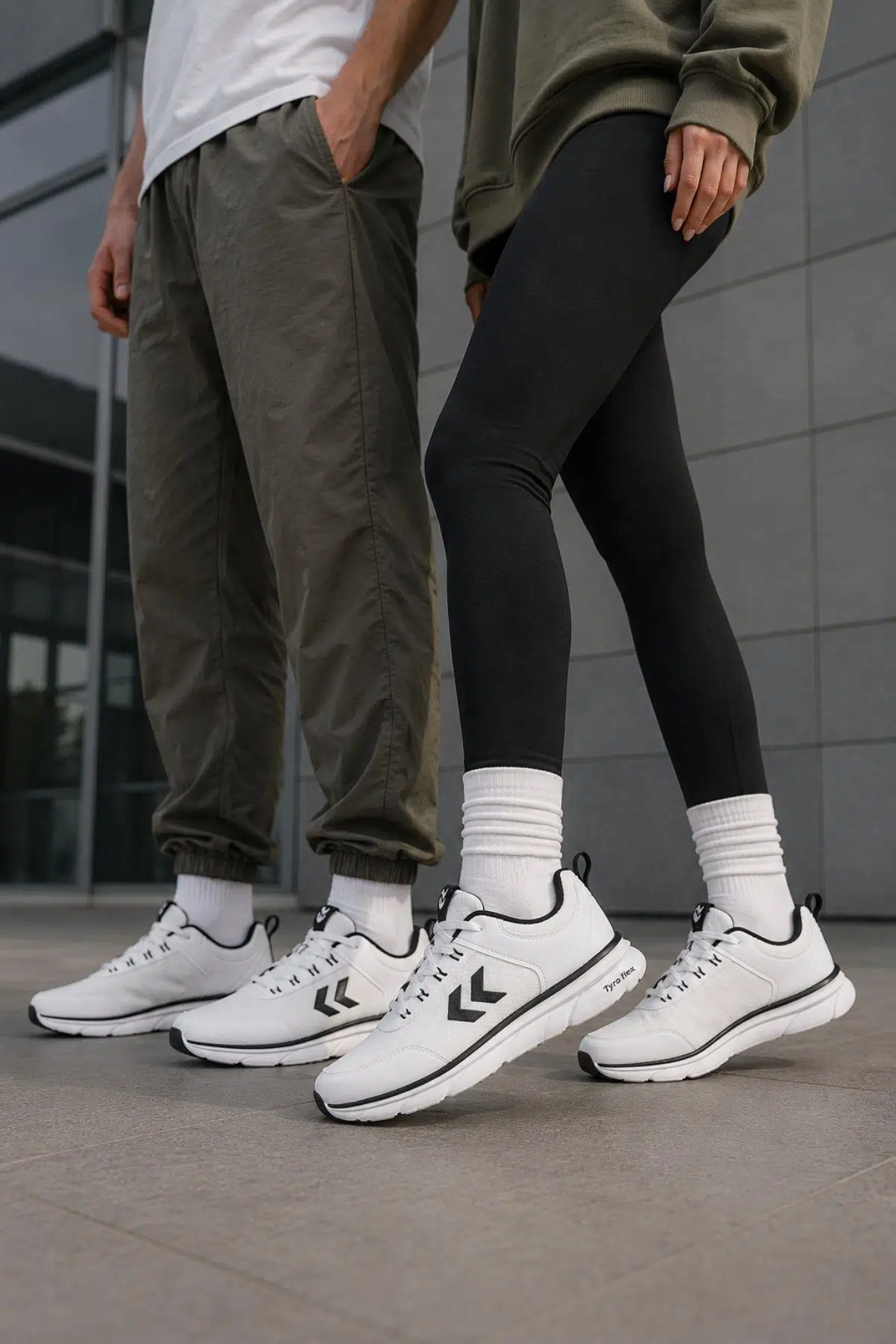 hummel Tyro Flex 900958-9124 Unisex Beyaz Günlük Ayakkabı 