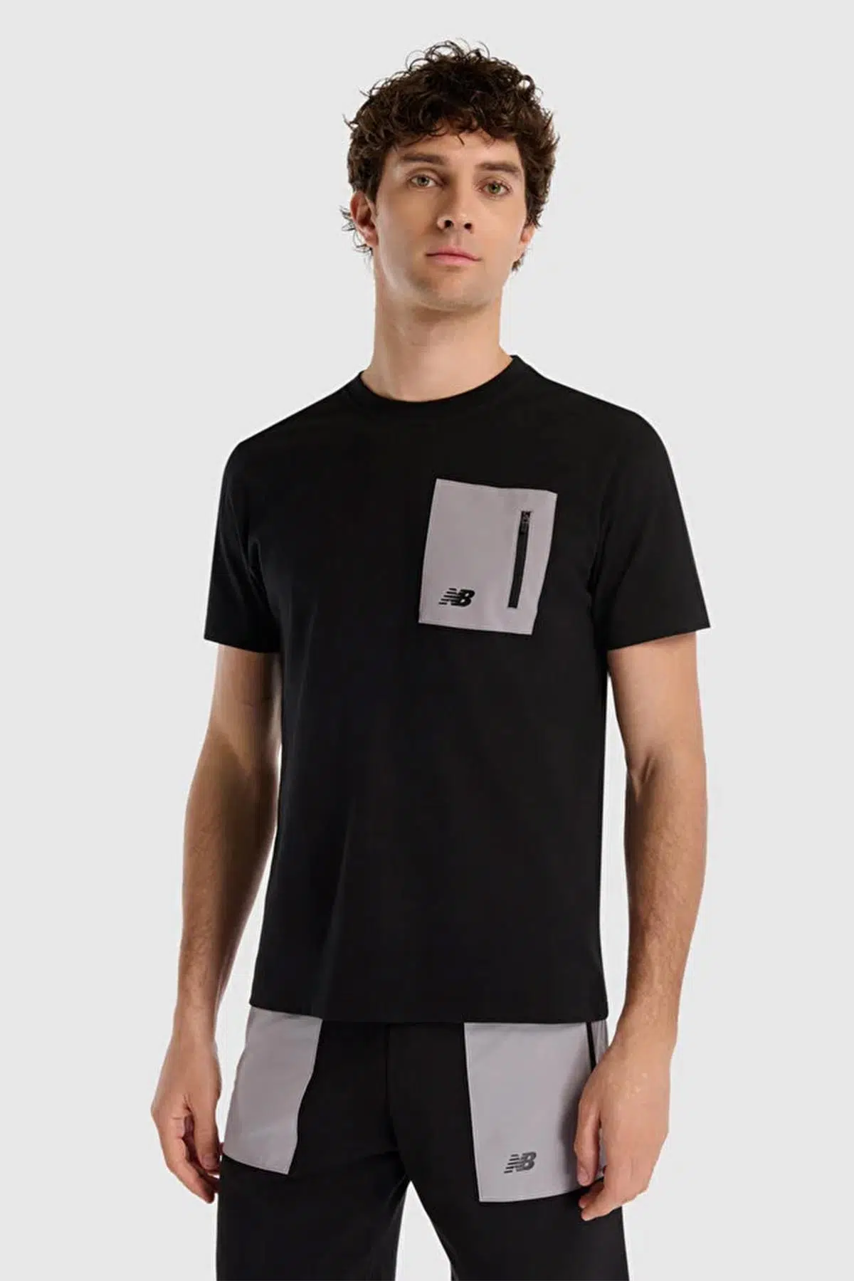 New Balance Lifestyle MNT1516-BK Siyah Erkek Tişört