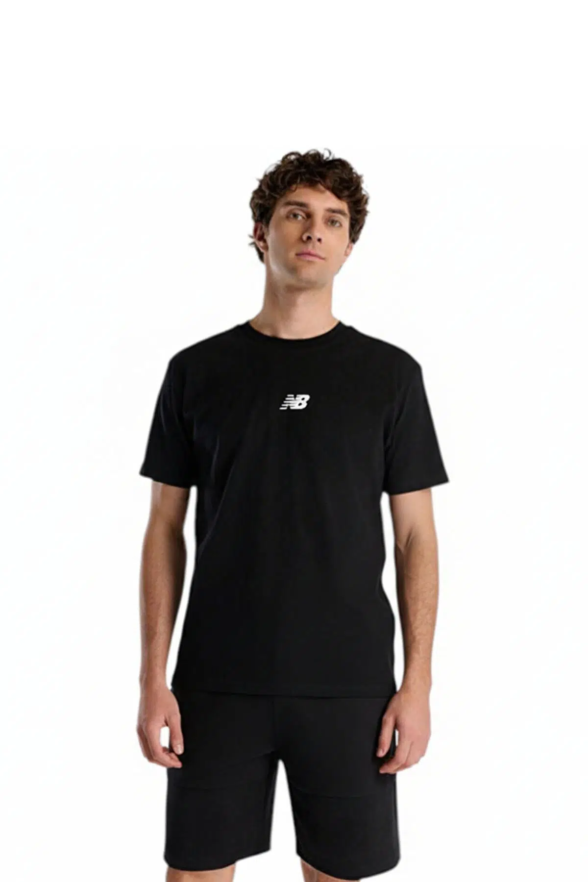 New Balance Lifestyle MNT1642-BK Erkek Siyah T-Shirt
