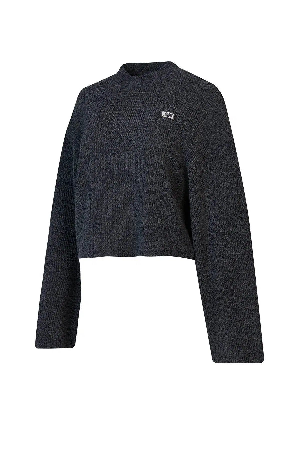 New Balance Lifestyle WNC1616-ANT Kadın Gri Sweatshirt
