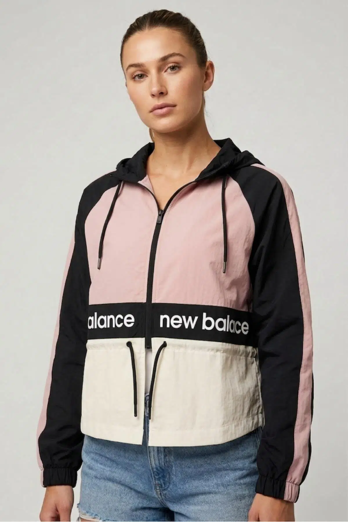 New Balance Lifestyle WNJ1527-ANT Gri Kadın Ceket