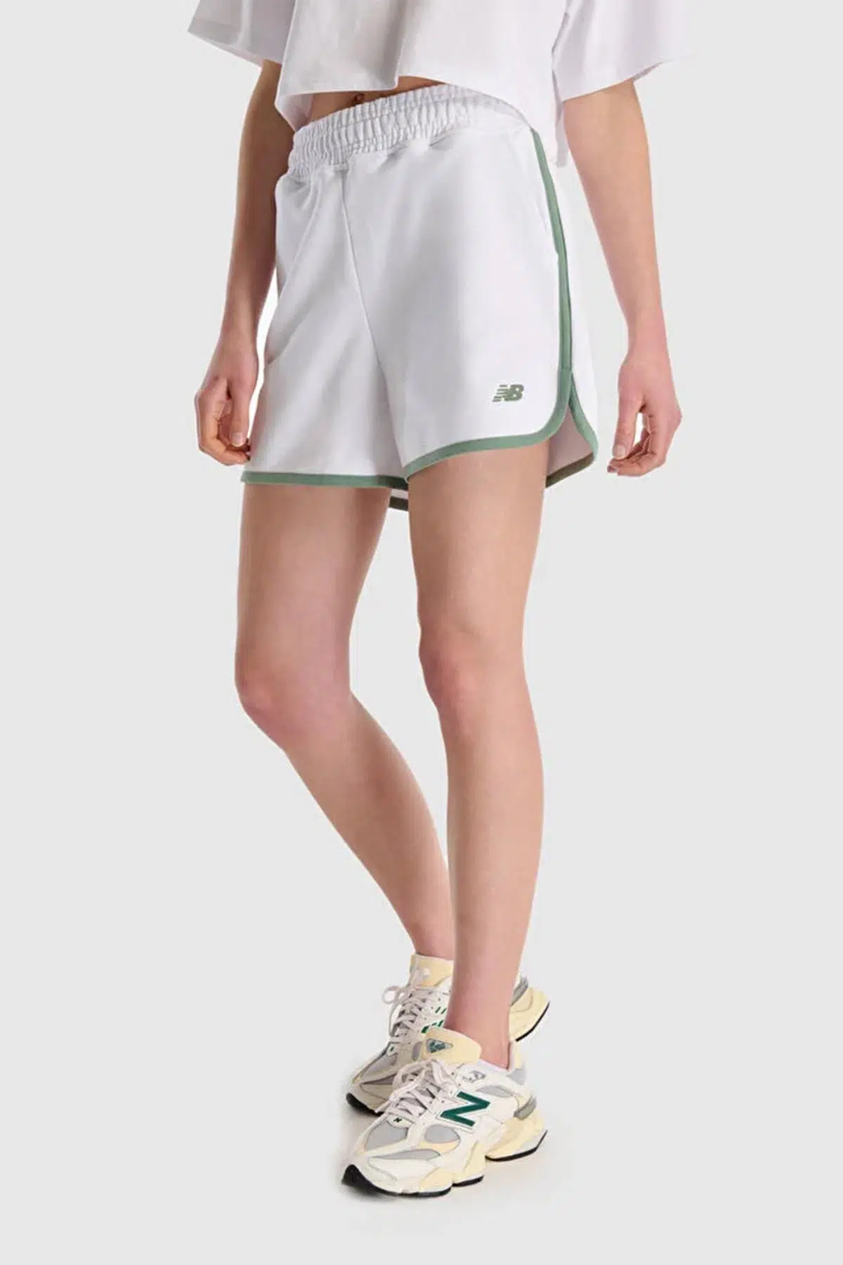 New Balance Lifestyle WNS1515-WT Beyaz Kadın Şort