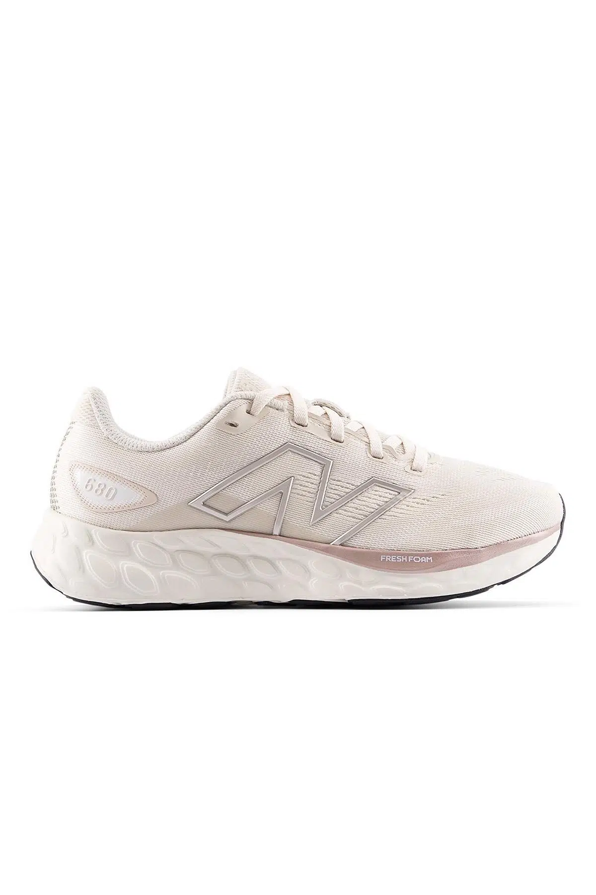 New Balance W680CD8 Bej Kadın Yürüyüş/Koşu Ayakkabısı