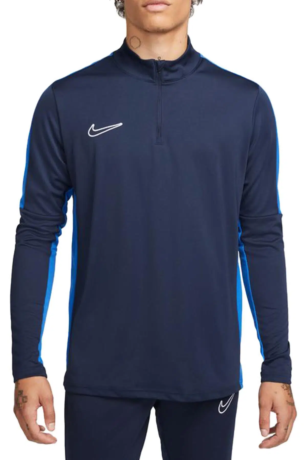 Nike Dri-FIT Academy23 Drill Top DR1352-451 Lacivert Erkek Antrenman Üstü