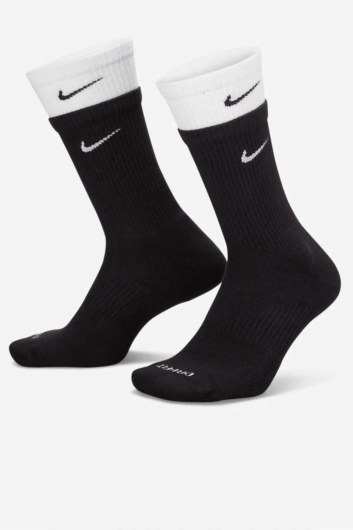 Nike Everyday Plus Cushioned Socks DD2795-011 Siyah/Beyaz Çorap