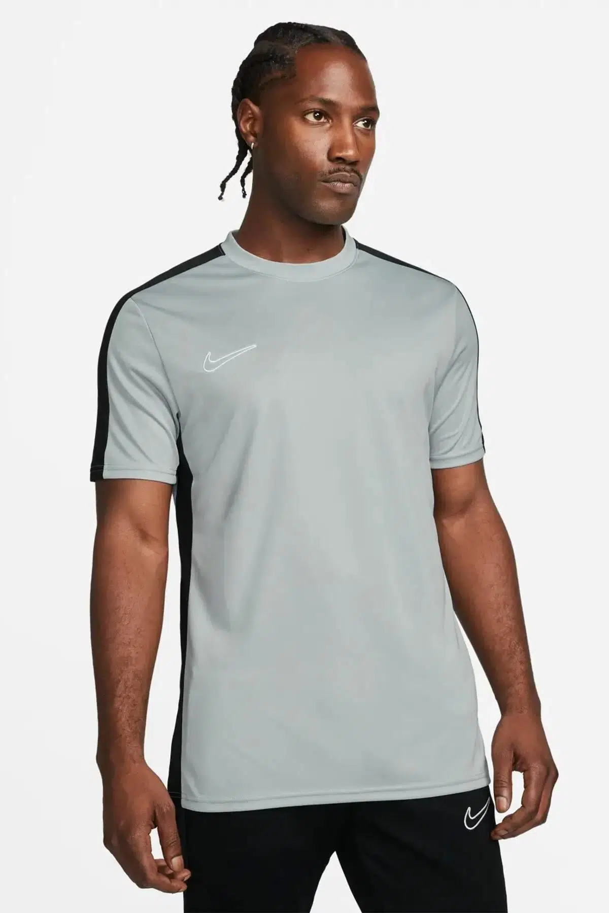 Nike M Dri-FIT Strike23 Top SS DR1336-012 Gri Erkek Antrenman Tişörtü