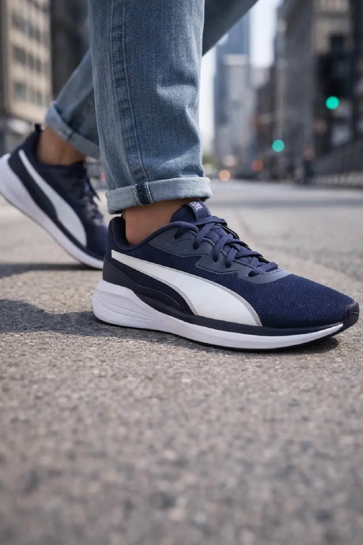 Puma Night Runner V3 310040-04 Lacivert Erkek Spor Ayakkabı 